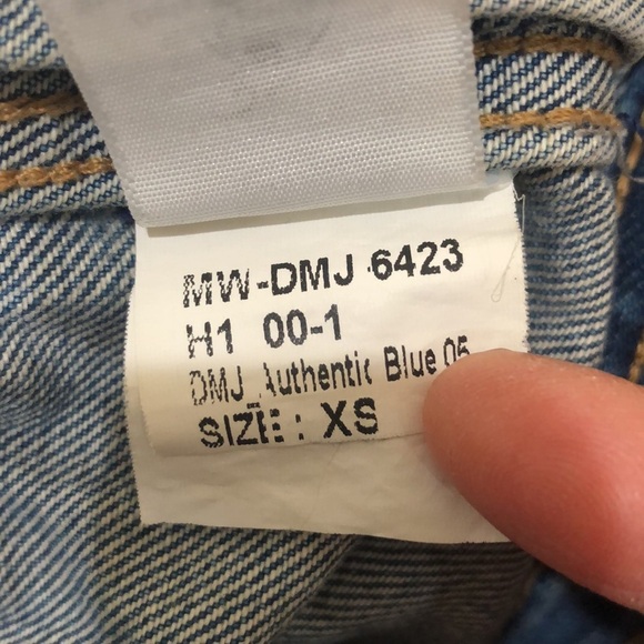 Everlane Jean Jacket Size XS Faded Blue Denim - Picture 7 of 10